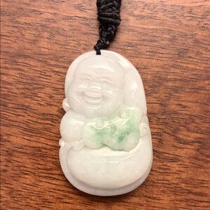 Jade Buddha Pendant Necklace